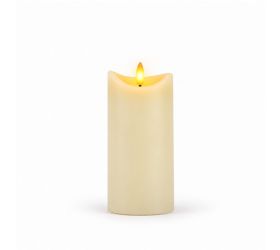Sviečka LED 7x15 cm s časovačom ivory