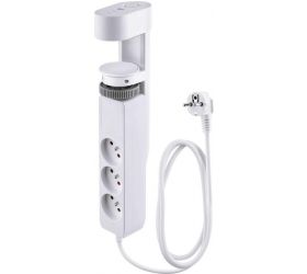 Kábel predlž. L-1,4m, 6v1, 3xzásuvka, 2x USB-A, 1x USB-C, s upnutím na stôl