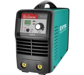 EXTOL INDUSTRIAL Invertor zvárací 10-160 A, príkon 5,2 kW, 74 V, MMA a TIG