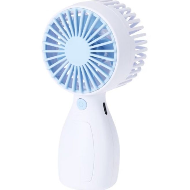 Ventilátor mini, ručný nabíjateľný, 13cm, mix