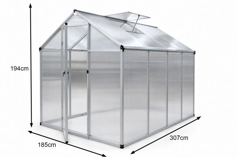 Skleník POLYKARBON GHX1006 GARDENKUS 307x185xV194cm