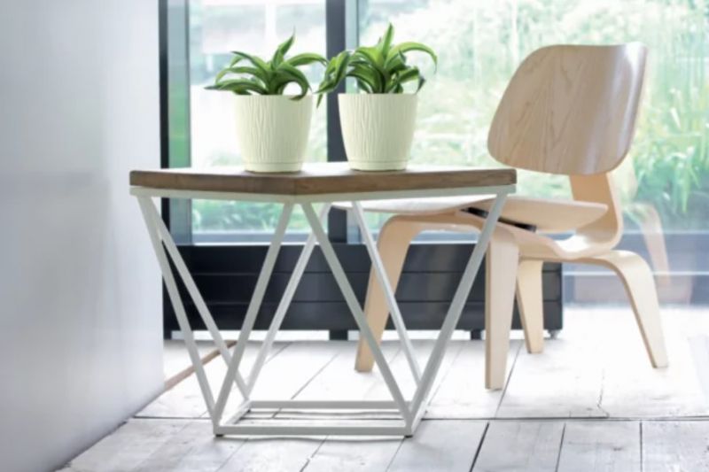 Kvetináč s miskou plastový okrúhly, priemer 17cm, SANDY, biely