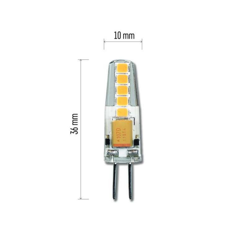 LED žiarovka Classic JC 1,9W 12V G4 neutrálna biela